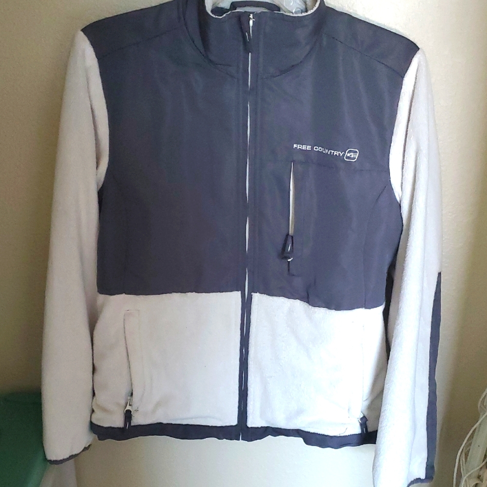 Free Country Women's Qhite/Gray Winter/Outdoor Performance Jacket